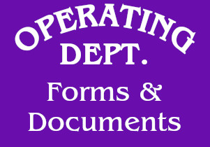 Operating Dept Forms and Documents
